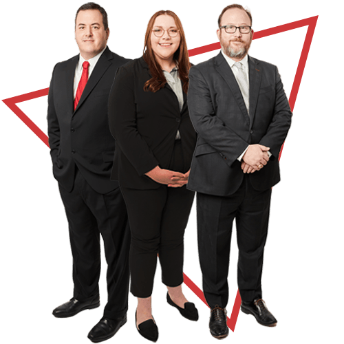 Three lead attorneys at the firm, here to help you